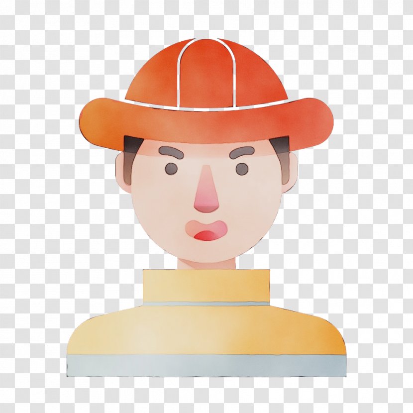Orange - Hat - Personal Protective Equipment Costume Accessory Transparent PNG