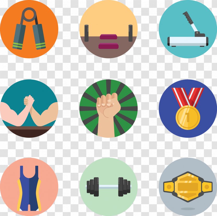 Competition Clip Art - Flat Design - Fighting Sports Transparent PNG