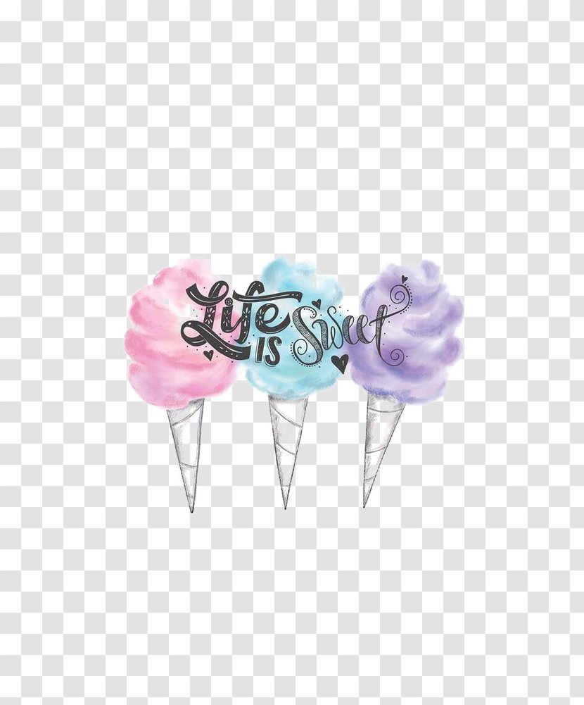 IPhone 6 Plus Ice Cream Cone 5 Cotton Candy - Strawberry Transparent PNG