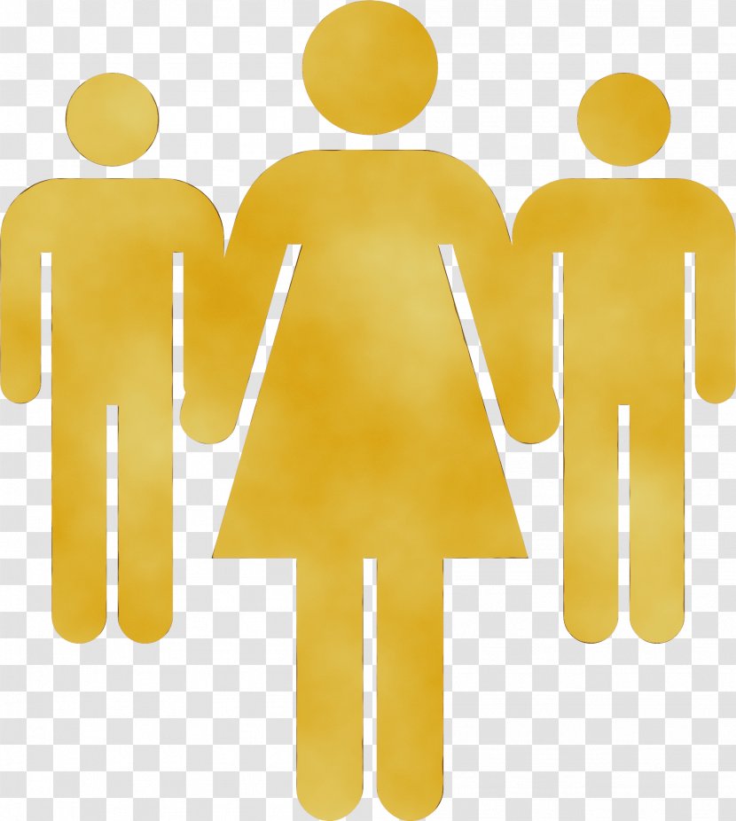 Gesture People - Yellow Transparent PNG