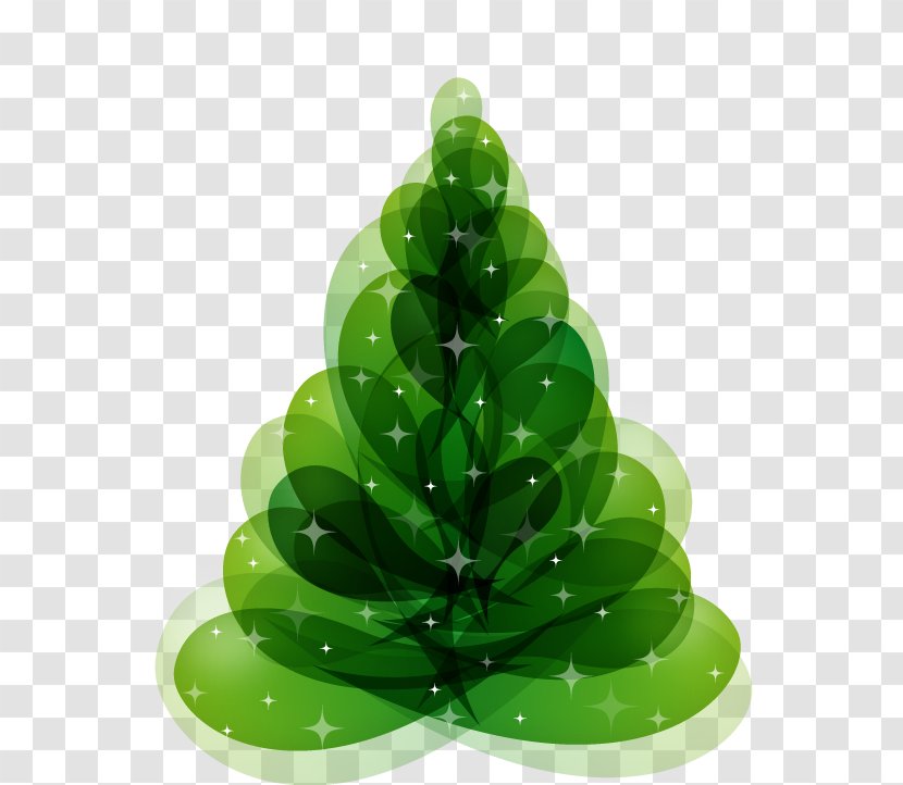 Christmas Tree Clip Art - Fir - Green Abstract Pattern Transparent PNG