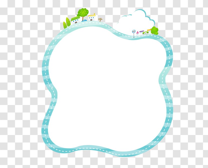 Image Cartoon Download Photography - Turquoise - Animados Border Transparent PNG