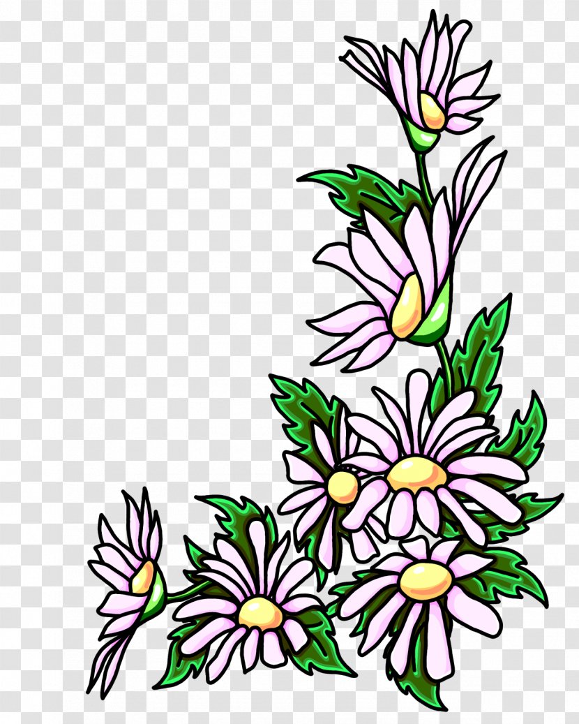 Floral Design Royalty-free Clip Art - Artwork - Misty Meadow Clipart Set Transparent PNG