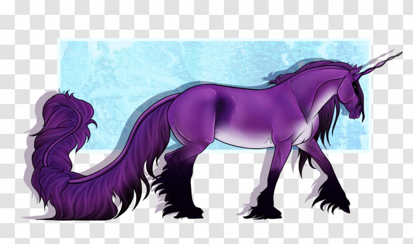 Mane Mustang Pony Unicorn Pack Animal - Cartoon - African Violets Transparent PNG
