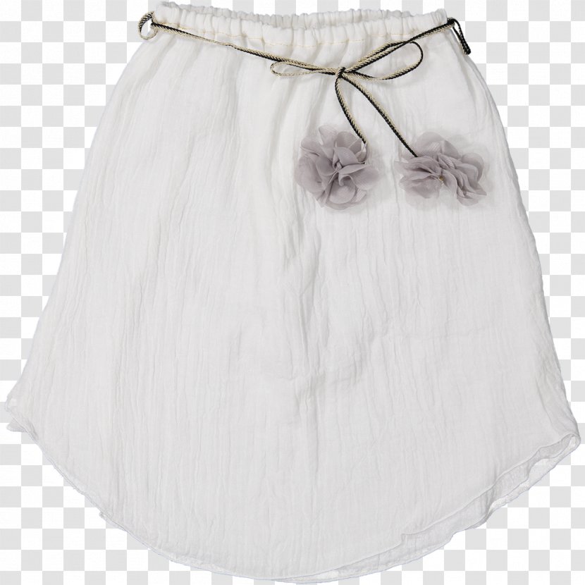 Long-sleeved T-shirt Skirt Ribbon - Flower - White Gauze Transparent PNG