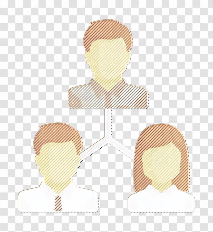 Collaboration Icon Management Team - Animation - Sitting Transparent PNG