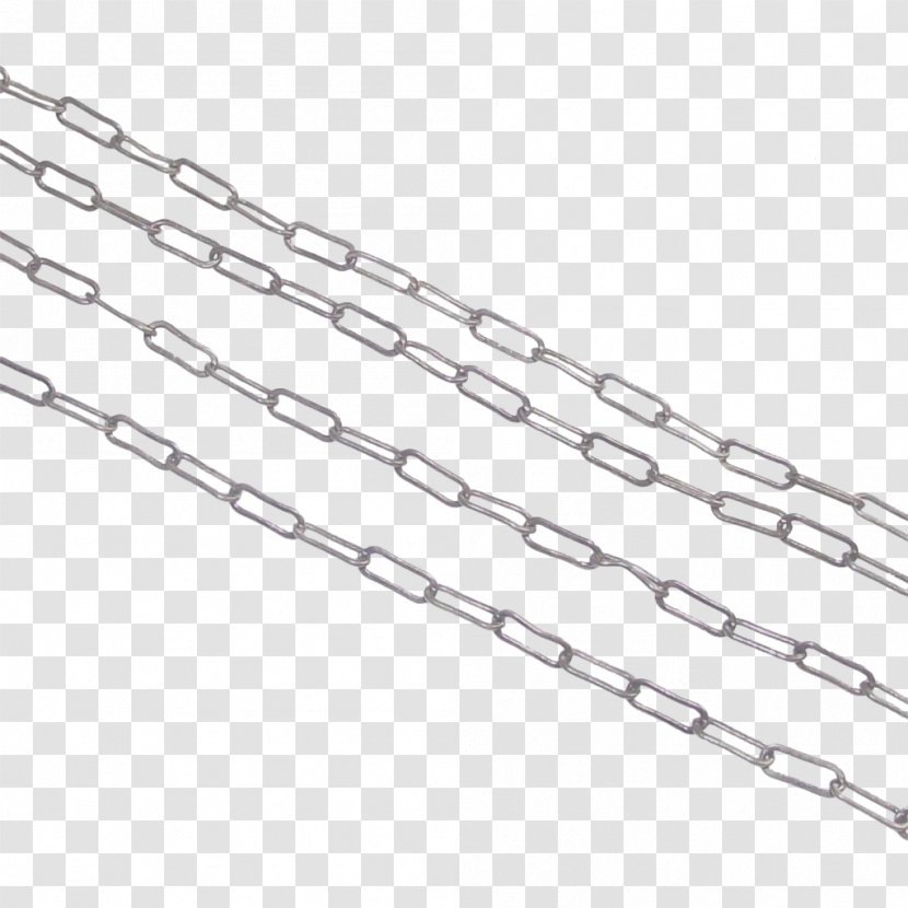 Chain Paper Clip Sterling Silver Art Transparent PNG