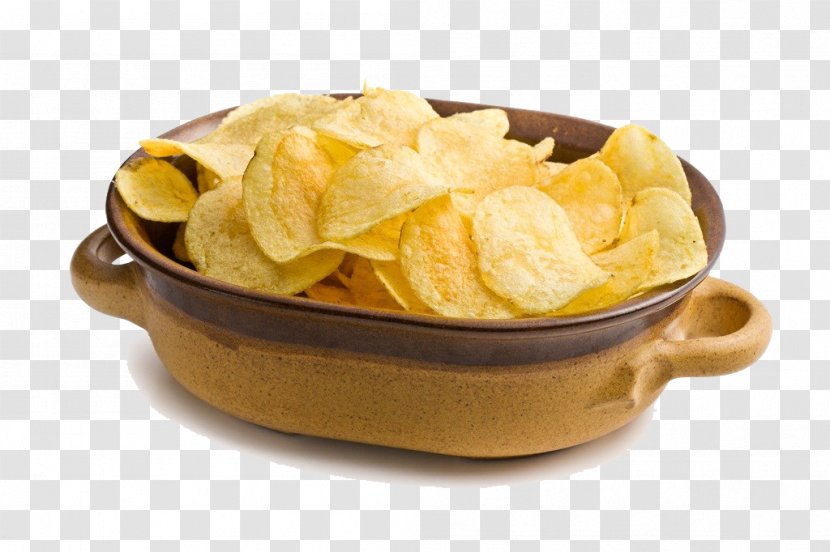 French Fries Junk Food Vegetarian Cuisine Hash Browns Potato Chip - Tableware - Chips On The Plate Transparent PNG