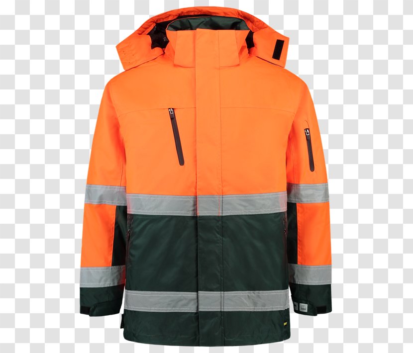Jacket Parka Workwear Hood High-visibility Clothing - Highvisibility Transparent PNG