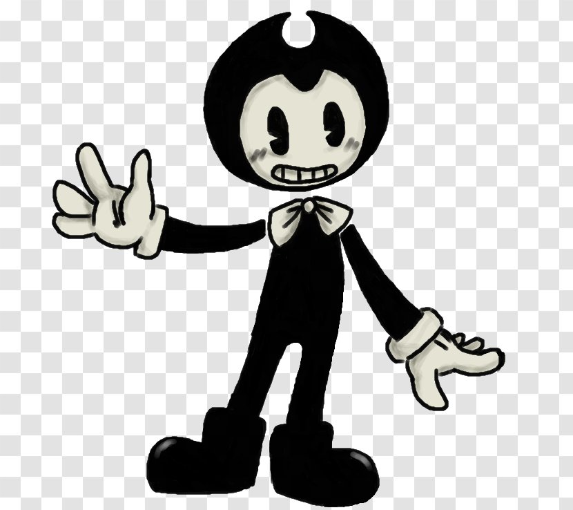 Bendy And The Ink Machine Happiness Drawing Clip Art - Emotion - How To Draw Bendy's Face Transparent PNG