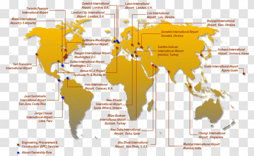 World Map Poster Transparent PNG