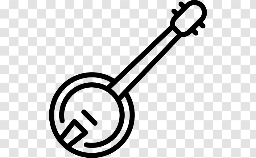 Musical Instruments Banjo - Silhouette Transparent PNG