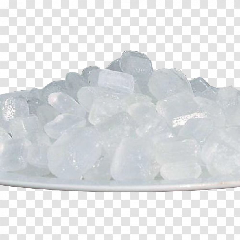 Rock Candy Stick Crystal Sugar White - Unwrapped - A Bowl Of Transparent PNG
