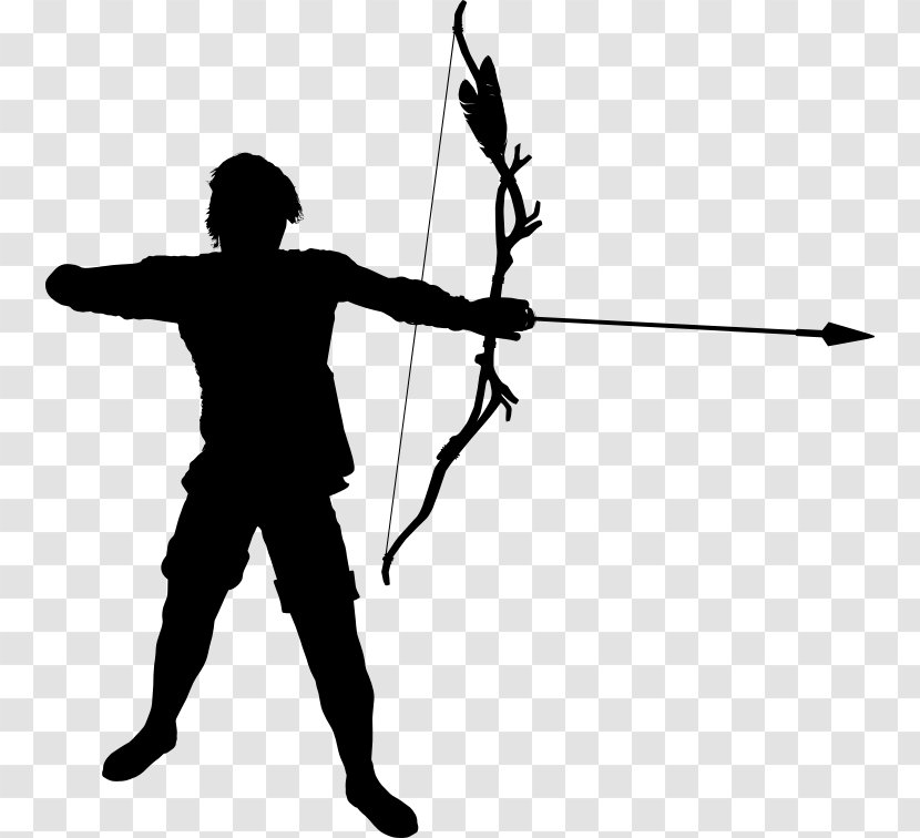 Archery Silhouette Clip Art - Arm - Archer Transparent PNG