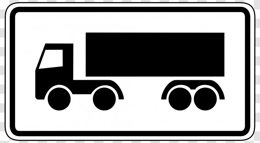 Car Semi-trailer Truck - Transport - Traffic Signs Transparent PNG
