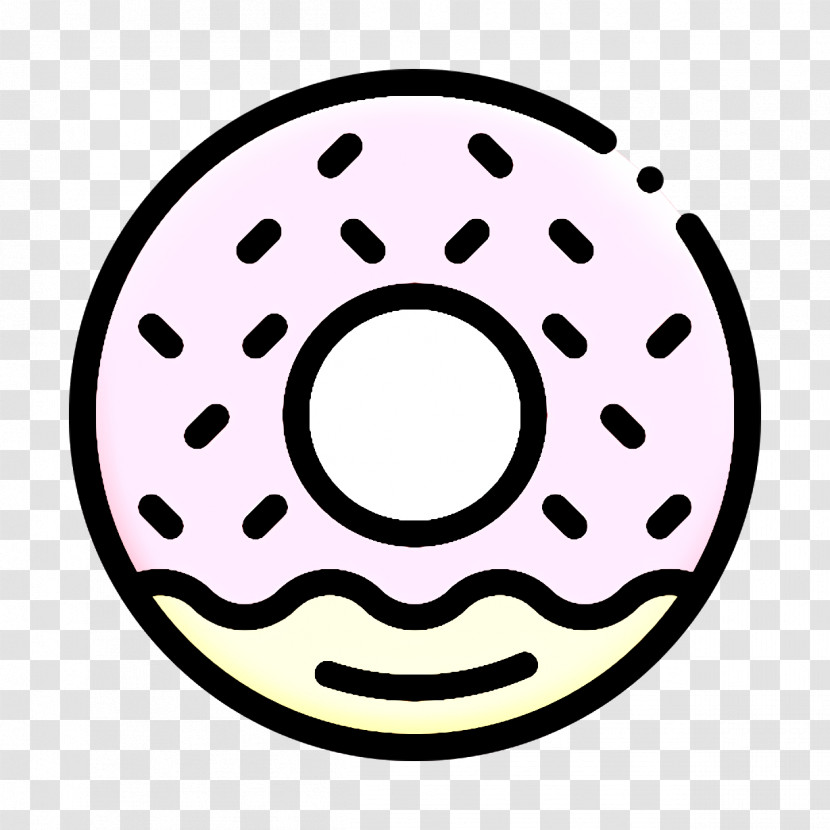 Donut Icon Summer Food And Drinks Icon Transparent PNG