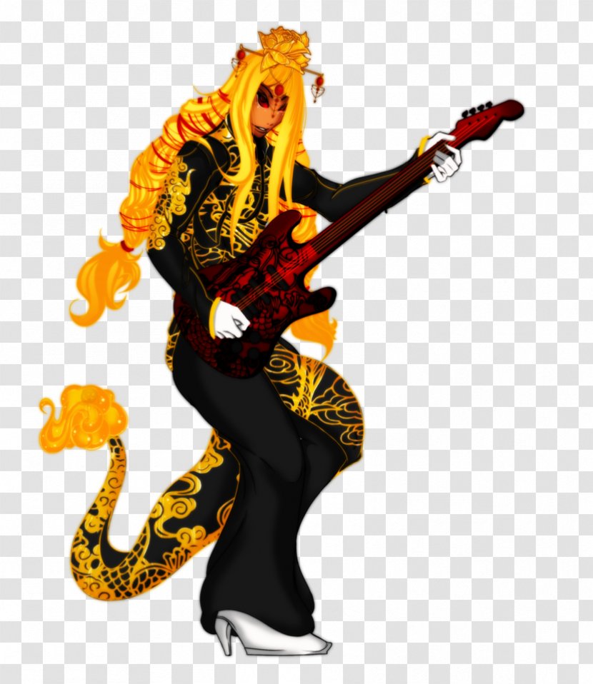 Costume Design String Instruments Character - Fiction - Golden Dragon Transparent PNG