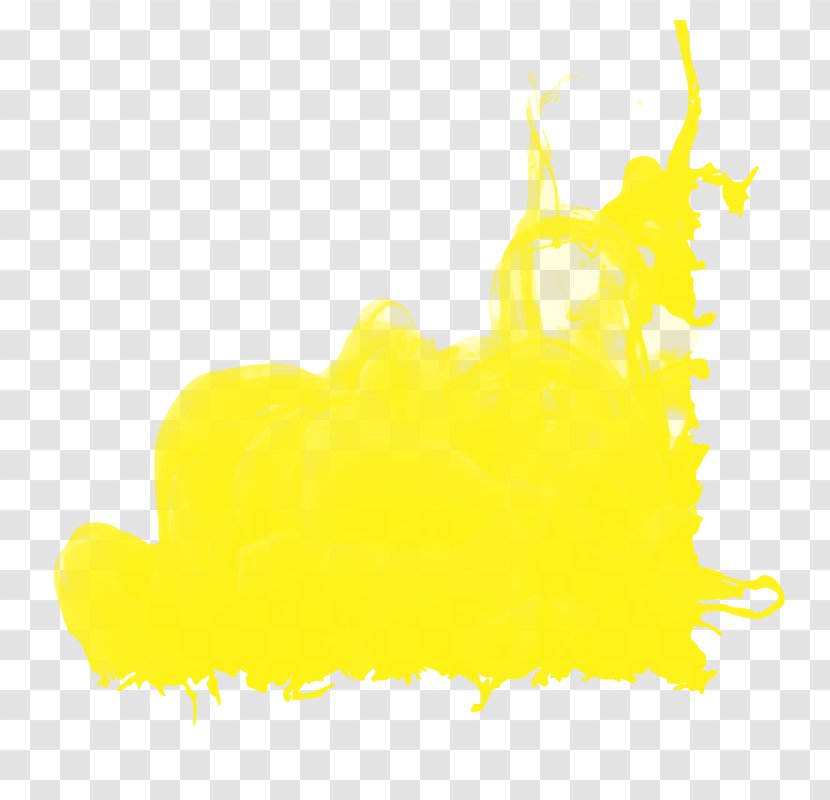 Yellow Clip Art - Hand-painted Goat Transparent PNG
