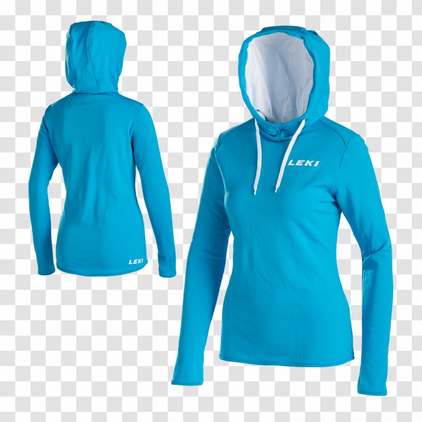 Hoodie Shirt Bluza Polar Fleece - Azure Transparent PNG