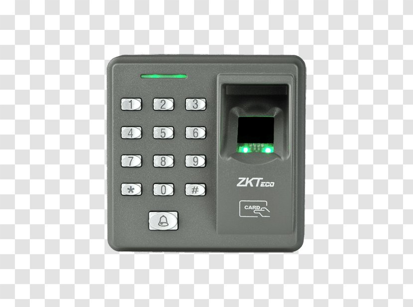 Access Control Zkteco Biometrics Fingerprint Time And Attendance - Door Bells Chimes - Price Controls Transparent PNG