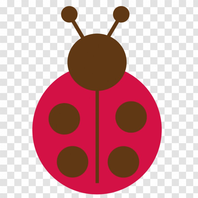 Clip Art Insect Product Design Maroon Pattern - Ladybird - Little Red Riding Hood Puppets Transparent PNG