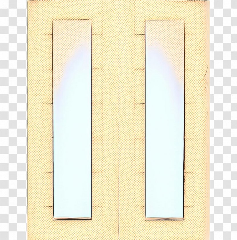 Retro Background - Rectangle - Beige Door Transparent PNG