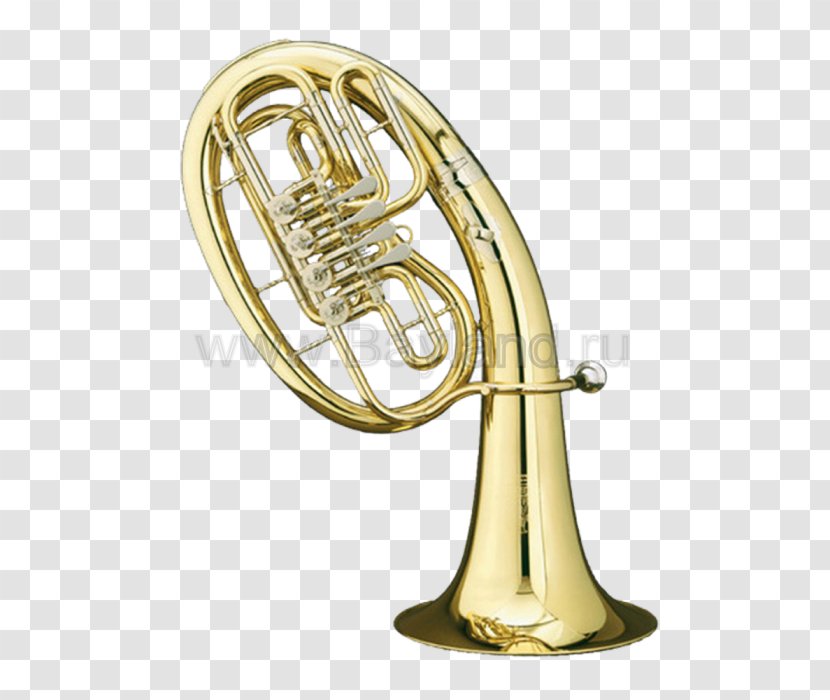 Baritone Horn Wind Instrument Musical Instruments Brass - Cartoon Transparent PNG