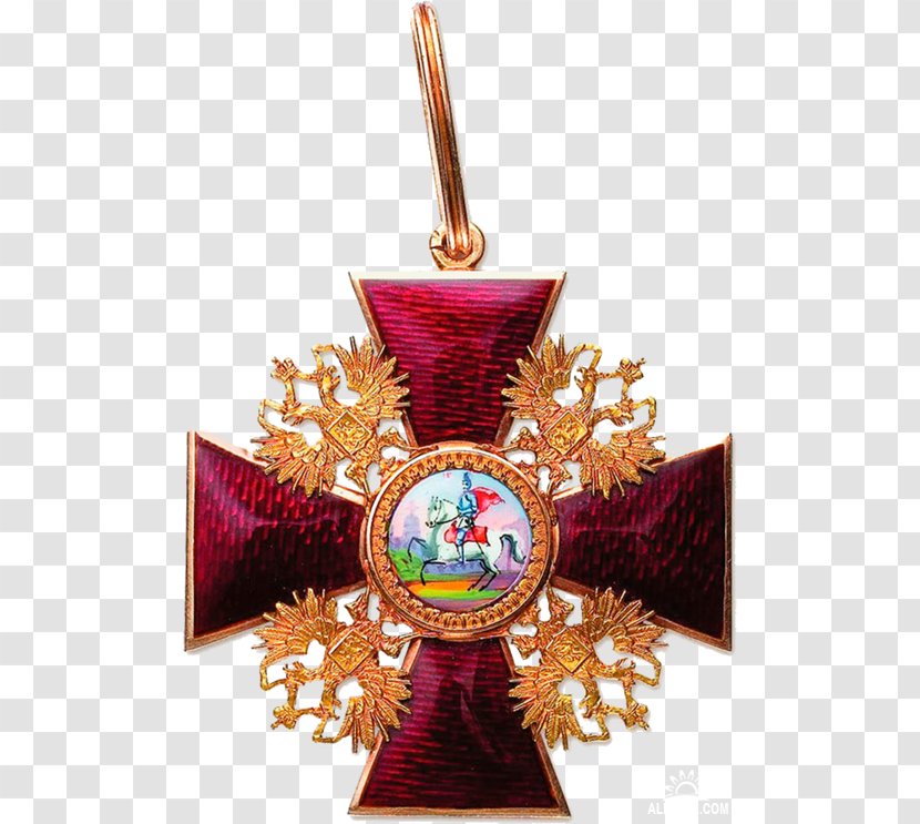 Russian Empire Order Of Saint Alexander Nevsky St. George - Sign - Russia Transparent PNG