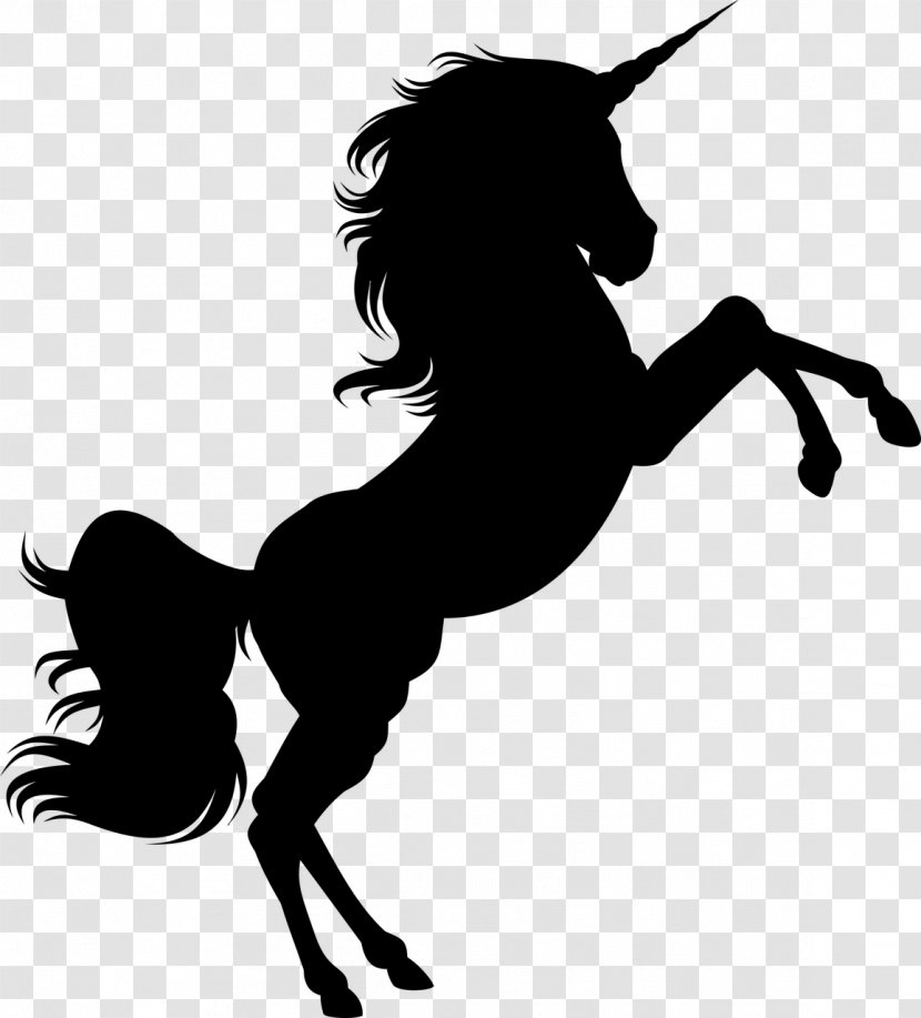 Horse Clip Art Vector Graphics Silhouette - Mythical Creature - Unicorn Transparent PNG