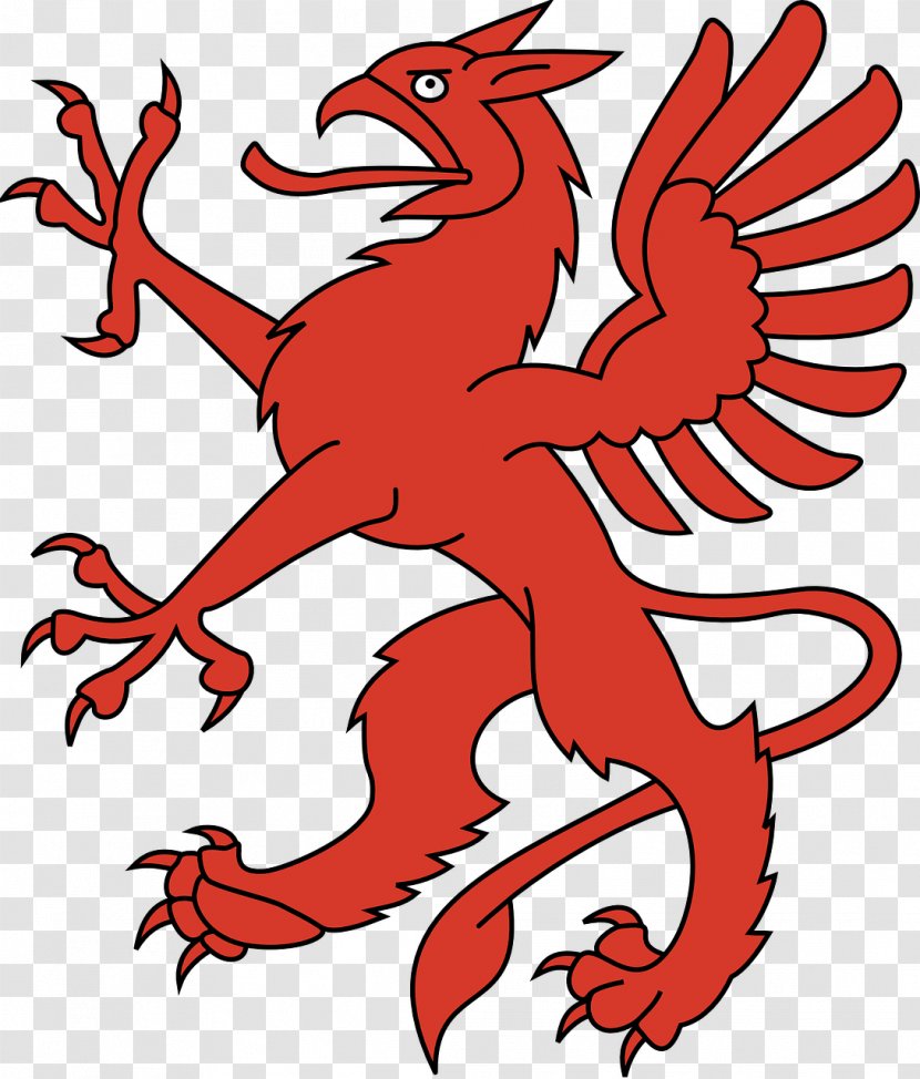 Coat Of Arms Crest Griffin Dragon Clip Art - Royal The United Kingdom - Creature Transparent PNG