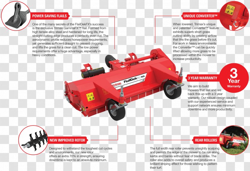 Flail Mower Trimax Mowing Systems Rotary - Wheel Transparent PNG