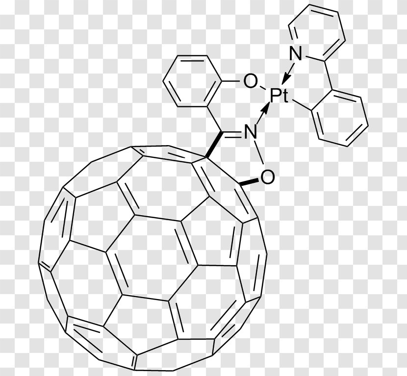 Transition Metal Fullerene Complex Buckminsterfullerene C70 Ball - Carbon Transparent PNG