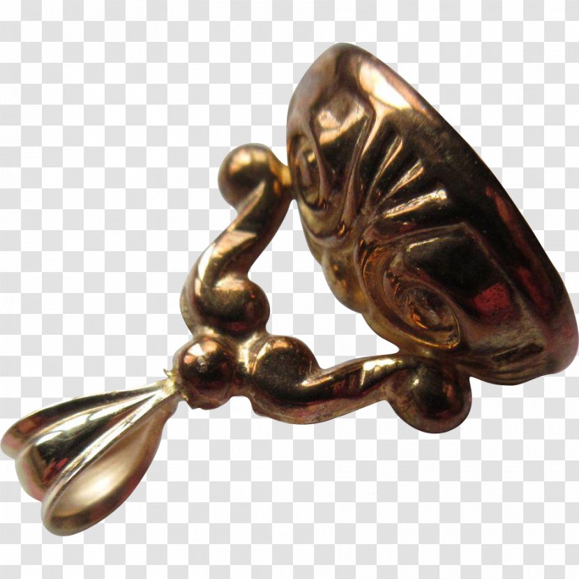 Earring Body Jewellery 01504 Bronze - Sealing Wax Seal Transparent PNG