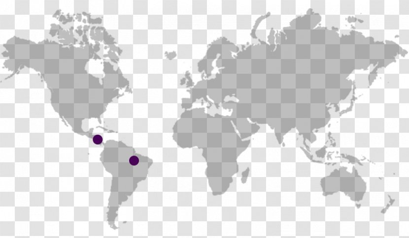 World Map Ogden Location - Royaltyfree - Brazilian Coffee Transparent PNG