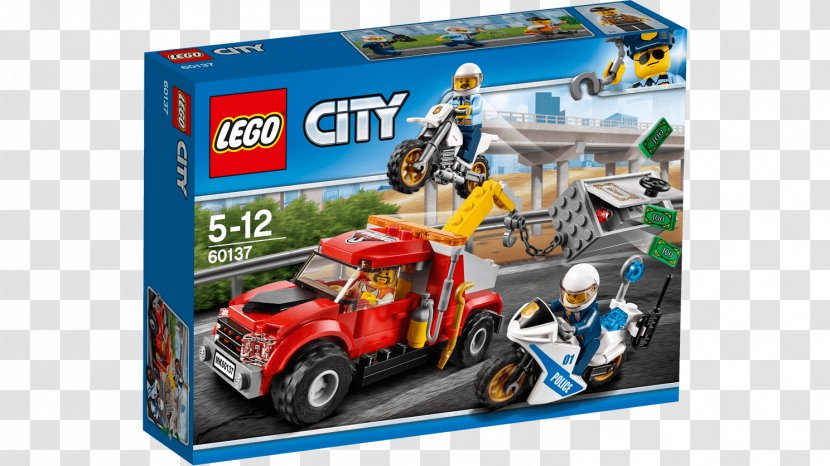 Lego City LEGO 60137 Tow Truck Trouble Toy - Minifigure Transparent PNG