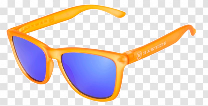 Goggles Sunglasses Hawkers Blue - Steve Aoki - Orange Sky Transparent PNG