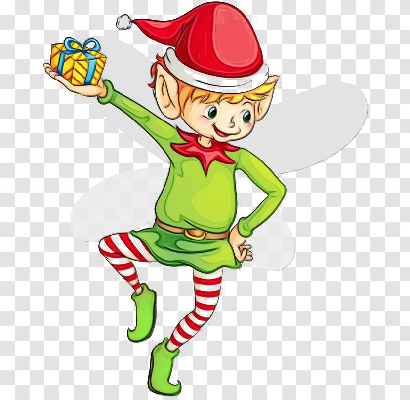 Christmas Elf - Paint - Pleased Leprechaun Transparent PNG