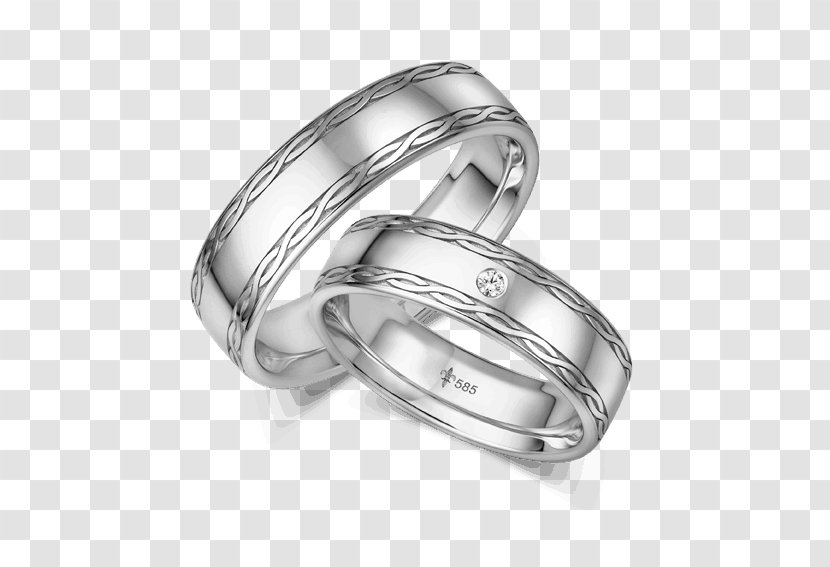 Wedding Ring Silver Gold Platinum Transparent PNG