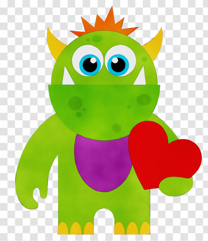 Cartoon Green Toy Animation Transparent PNG