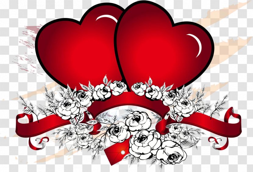Heart Love Desktop Wallpaper Romance - Flower - Happy Valentines Day Transparent PNG
