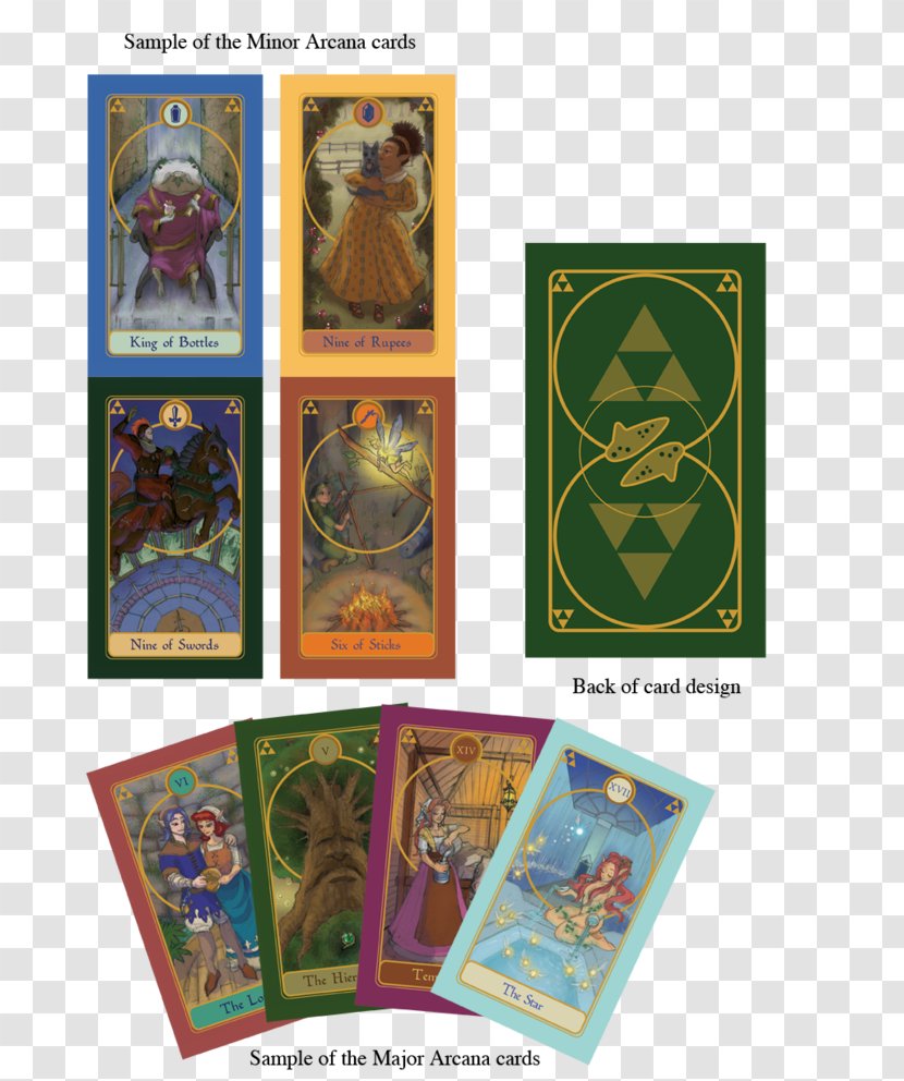 Tarot Major Arcana Game Playing Card Cartomancy - The Legend Of Zelda Transparent PNG