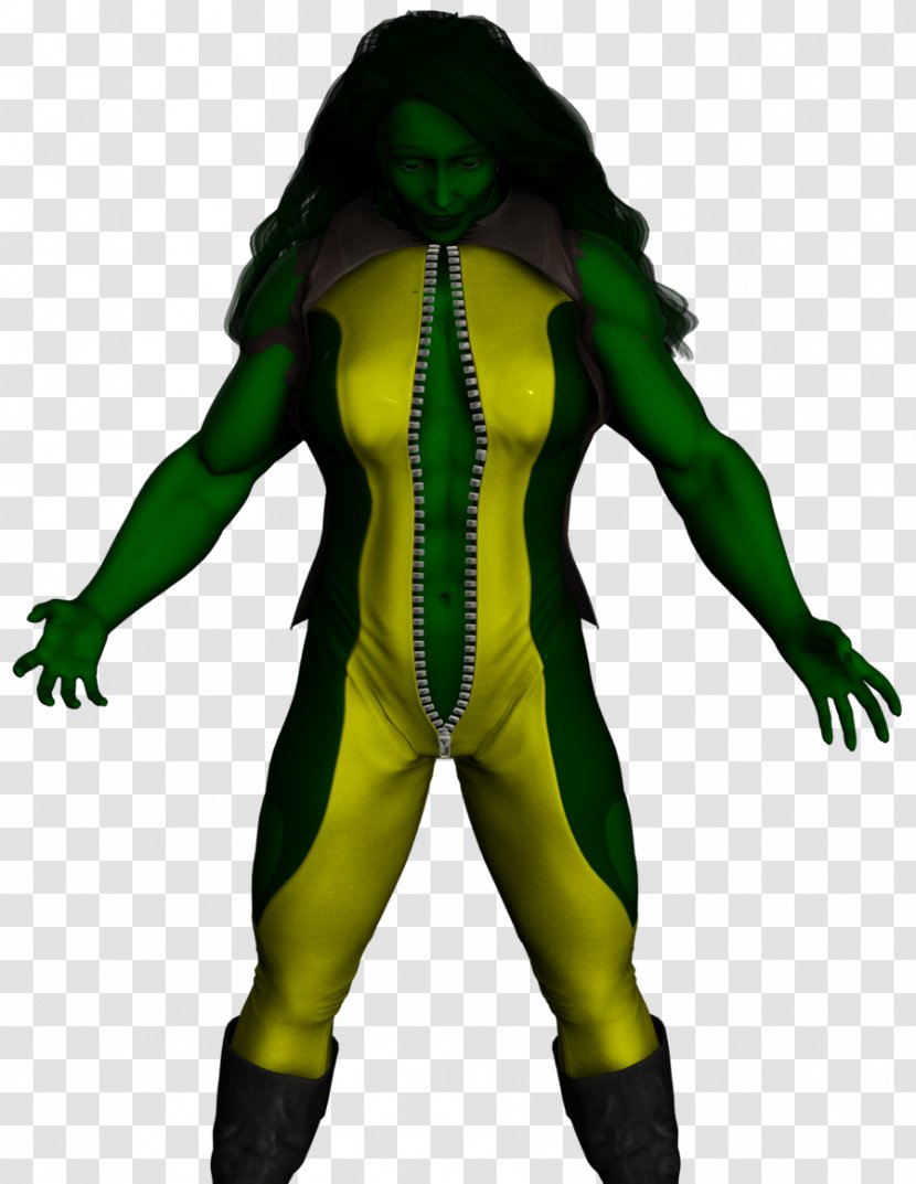 Costume Design Organism Character Fiction - She Hulk Transparent PNG