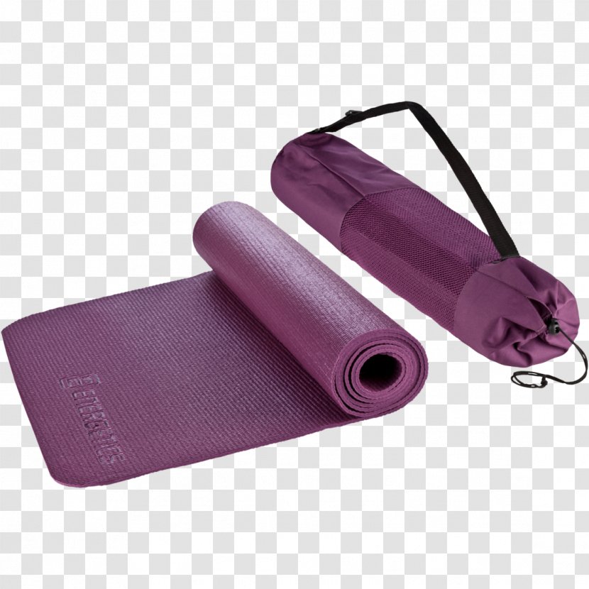 Yoga & Pilates Mats Physical Exercise Sport Bag - Purple Transparent PNG
