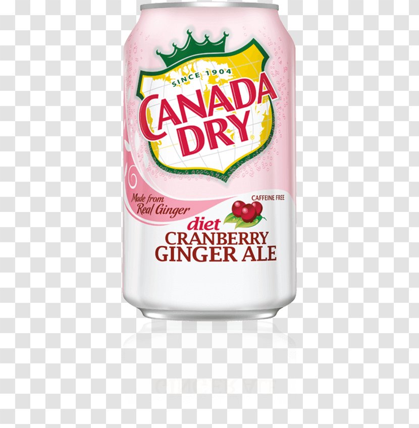 Ginger Ale Fizzy Drinks Tonic Water RC Cola Carbonated - 7 Up - Dried Cranberries Transparent PNG