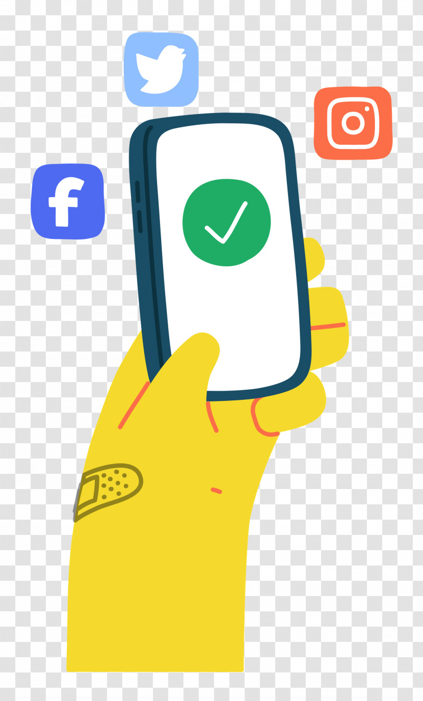 Phone Checkmark Hand Transparent PNG