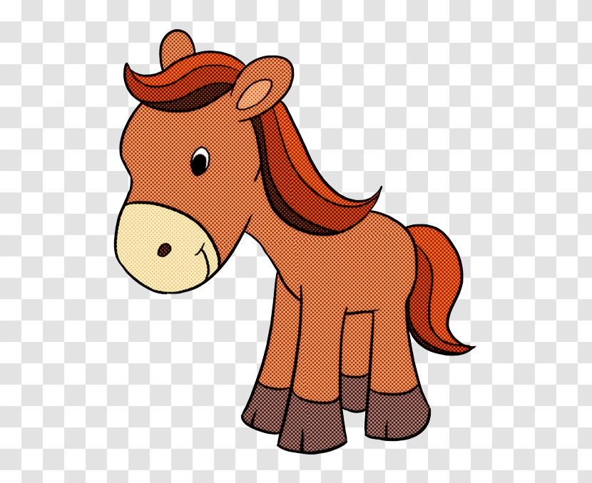 Cartoon Horse Animal Figure Pony Sorrel Transparent PNG
