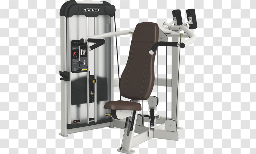 Overhead Press Cybex International Bench Exercise Equipment Weight Training - Machine Transparent PNG