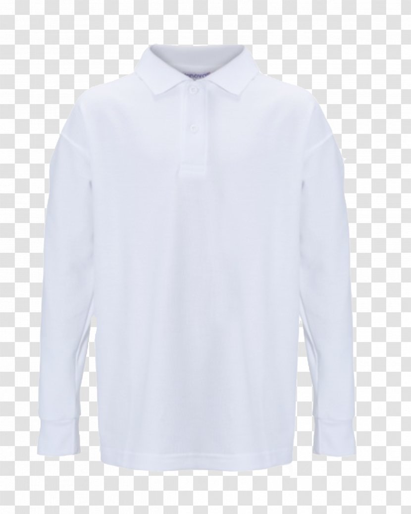 Polo Shirt Long-sleeved T-shirt Collar - Tshirt - White School Uniform Transparent PNG