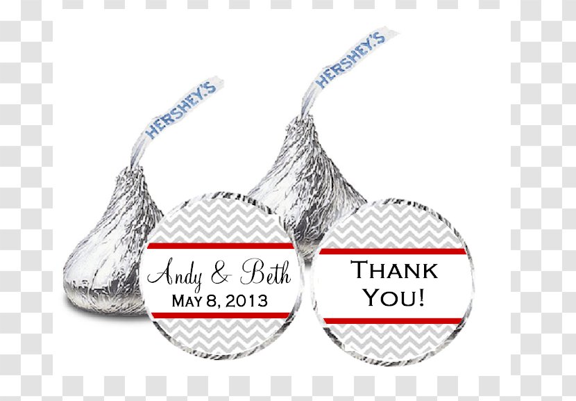 Hershey's Kisses Label The Hershey Company Sticker - Wrapper - Kiss Transparent PNG