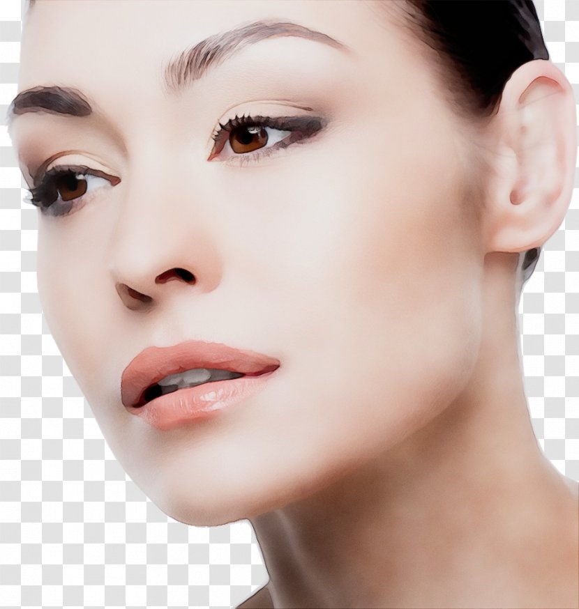 Face Eyebrow Cheek Nose Skin - Eyelash Beauty Transparent PNG